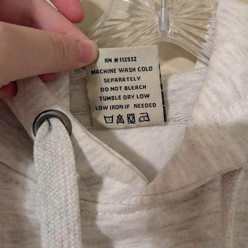 Surf Style Clearwater Est, 1989 Beach Grey White Pullover Hoodie